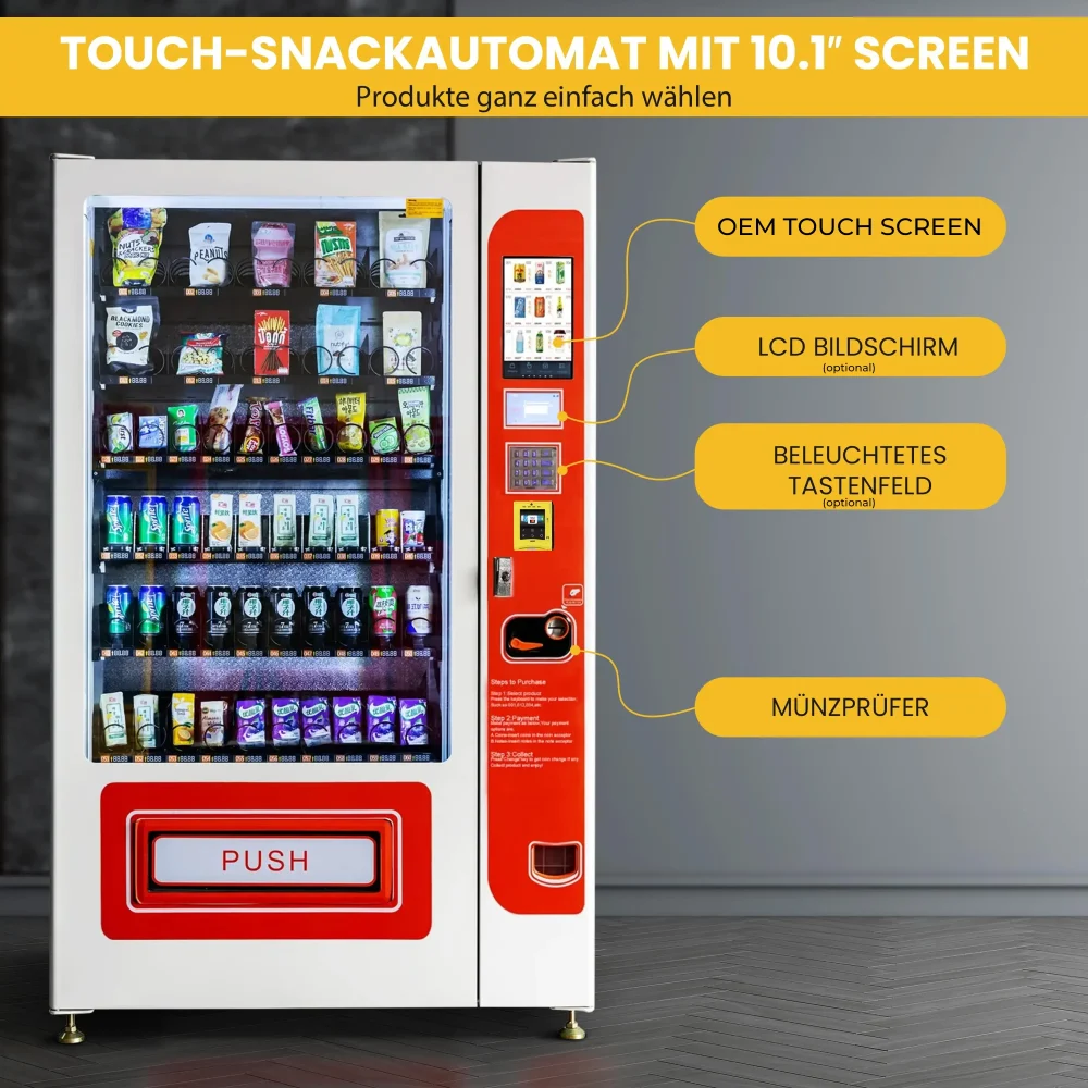 Touch-Snackautomat mit 10.1" Screen - Produkte ganz einfach wählen – Bild 2